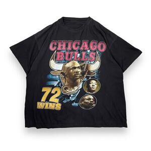 Vintage Chicago Bulls Rap Tee XXL T Shirt NBA Championship Jordan Pippen Rodman